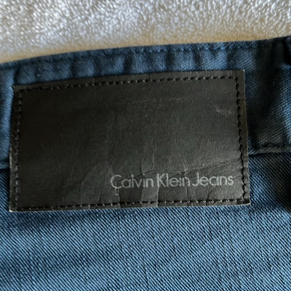Calvin Klein Jeans Slim Straight Fit Size 34x30 - Picture 6 of 7